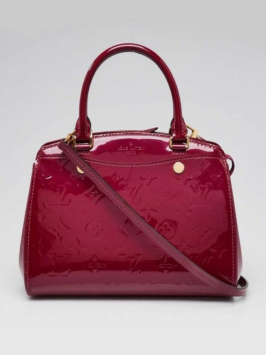 Louis Vuitton Handbags - Louis Vuitton Magenta Monogram Vernis Brea PM NM Bag